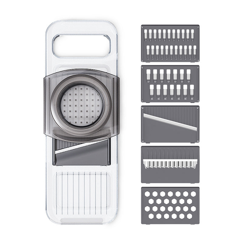 LEKOCH 6 in 1 Multi Mandoline Transparent Vegetable Slicer Cutter