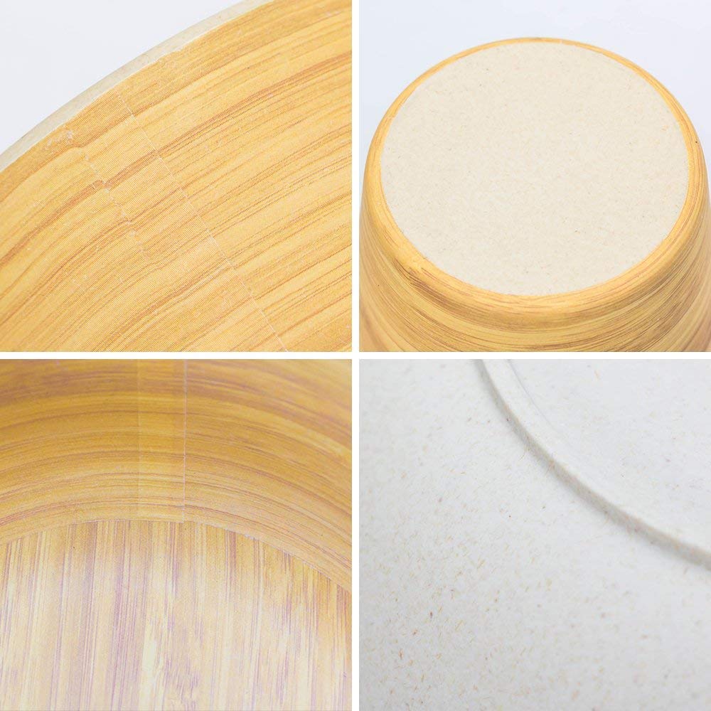 LEKOCH® Eco Friendly Bamboo Fiber Dinnerware Set 4pcs - lekochshop