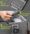 LEKOCH 6 in 1 Multi Mandoline Transparent Vegetable Slicer Cutter