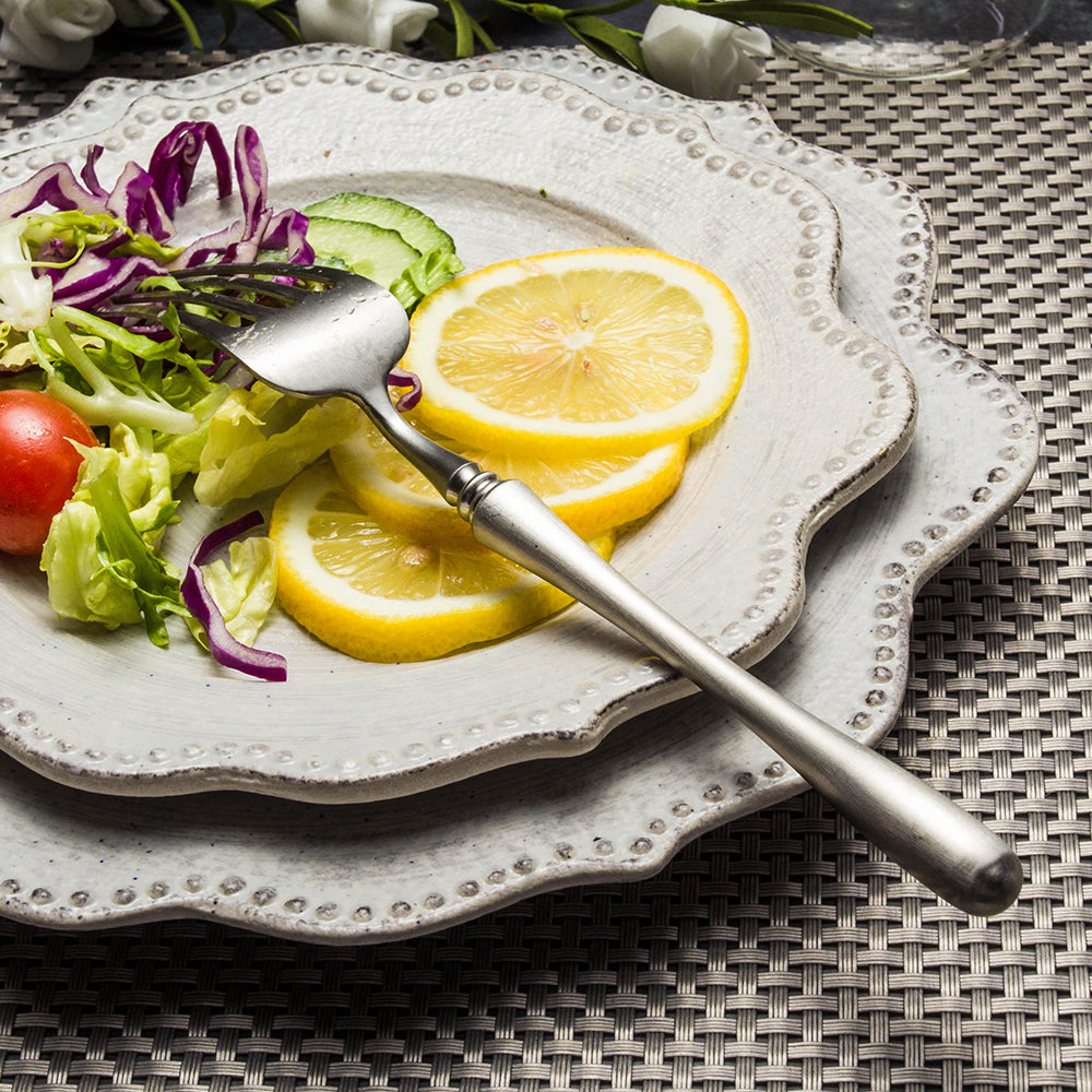 LEKOCH® 4 Pieces Luxurious Series Silver Cutlery - lekochshop