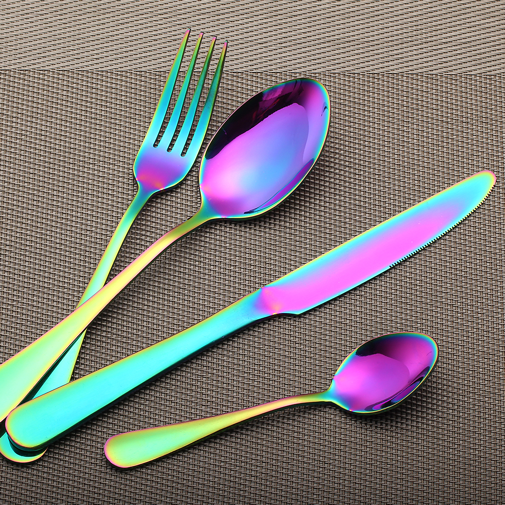 Lekoch® Pure series rainbow flatware - lekochshop