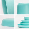 LEKOCH® Blue Eco Friendly Bamboo Fiber Dinnerware 10pcs/ 2sets