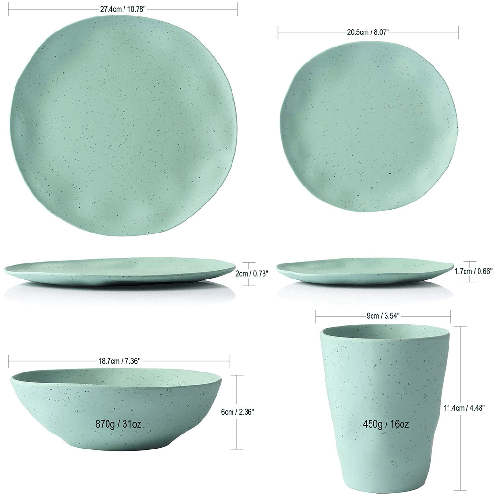 bamboo dinner set