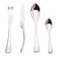 LEKOCH 24 Pieces Sliver Stainless Steel Flatware Cutlery Set for 6 Person