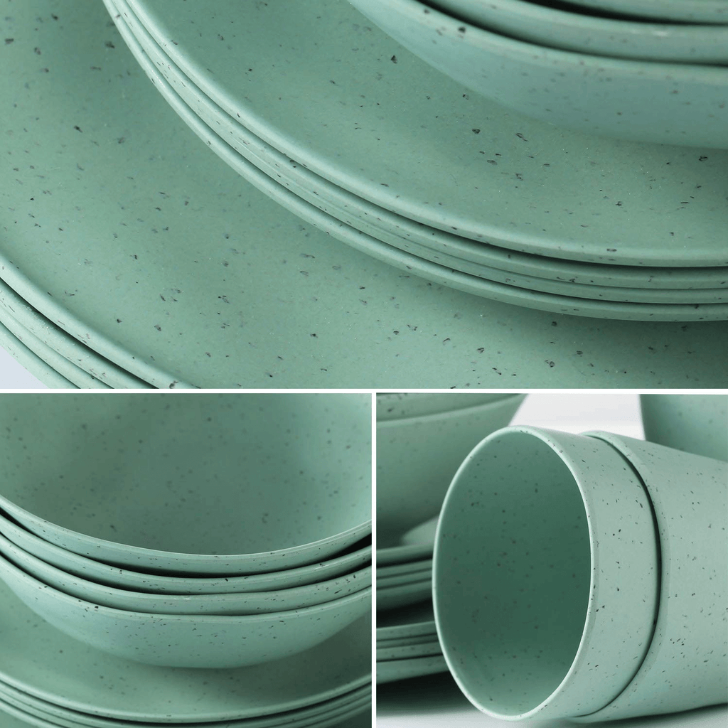 bamboo fiber dinnware set