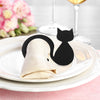 LEKOCH 20pcs Paper Napkin Rings Serviette Rings for Table Decoration, Wedding, Party - Cat