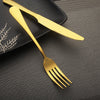LEKOCH® 4 Pieces Simple Series Gold Cutlery - lekochshop