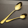 LEKOCH® 4 Pieces Simple Series Gold Cutlery - lekochshop