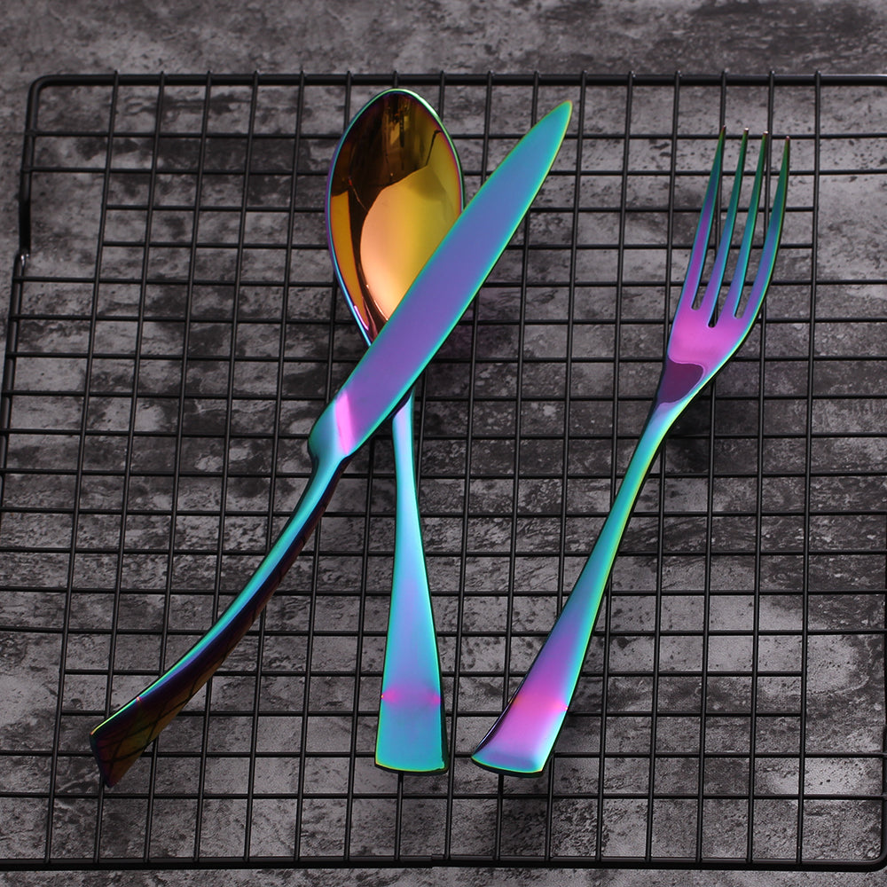 LEKOCH® 4 Pieces Vogue Series Rainbow Cutlery - lekochshop