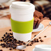 Lekoch Biodegradable Coffee Cups Eco Friendly Plant-based PLA Coffee Mugs Reusable