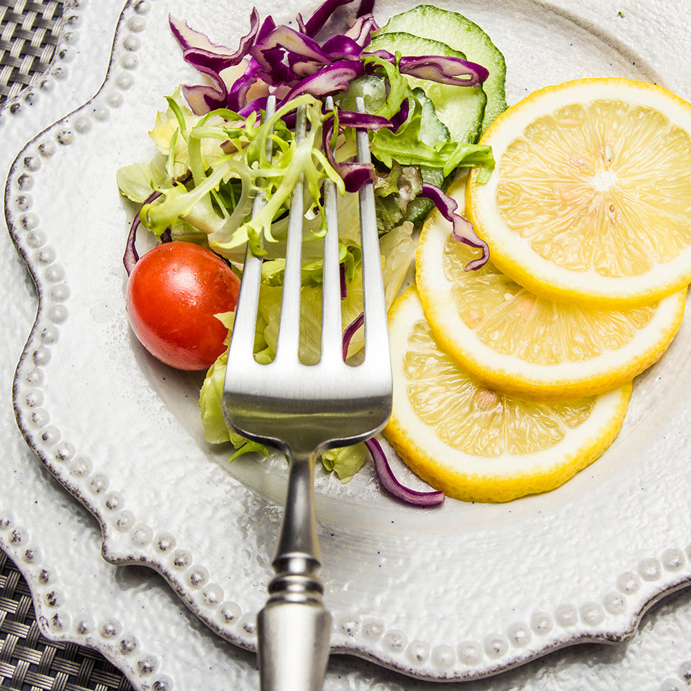 LEKOCH® 4 Pieces Luxurious Series Silver Cutlery - lekochshop