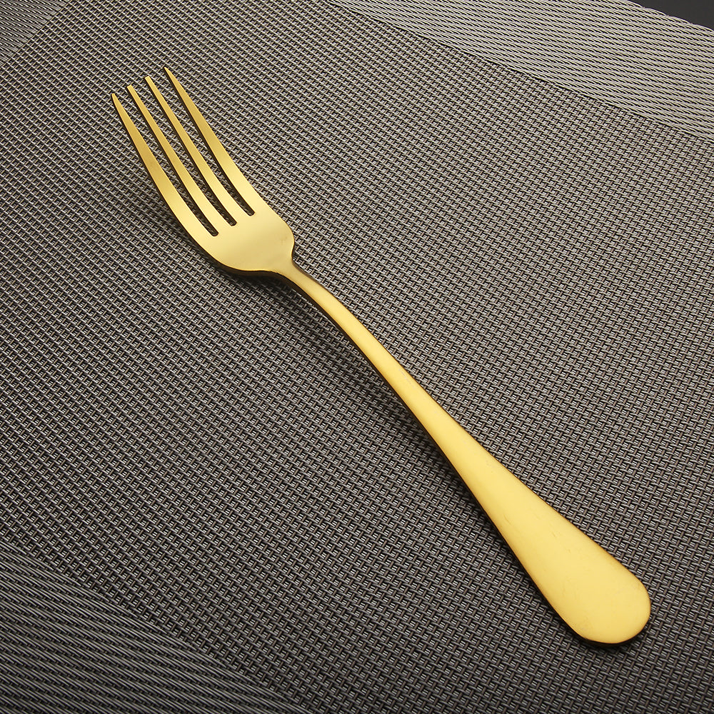 LEKOCH® 4 Pieces Simple Series Gold Cutlery - lekochshop