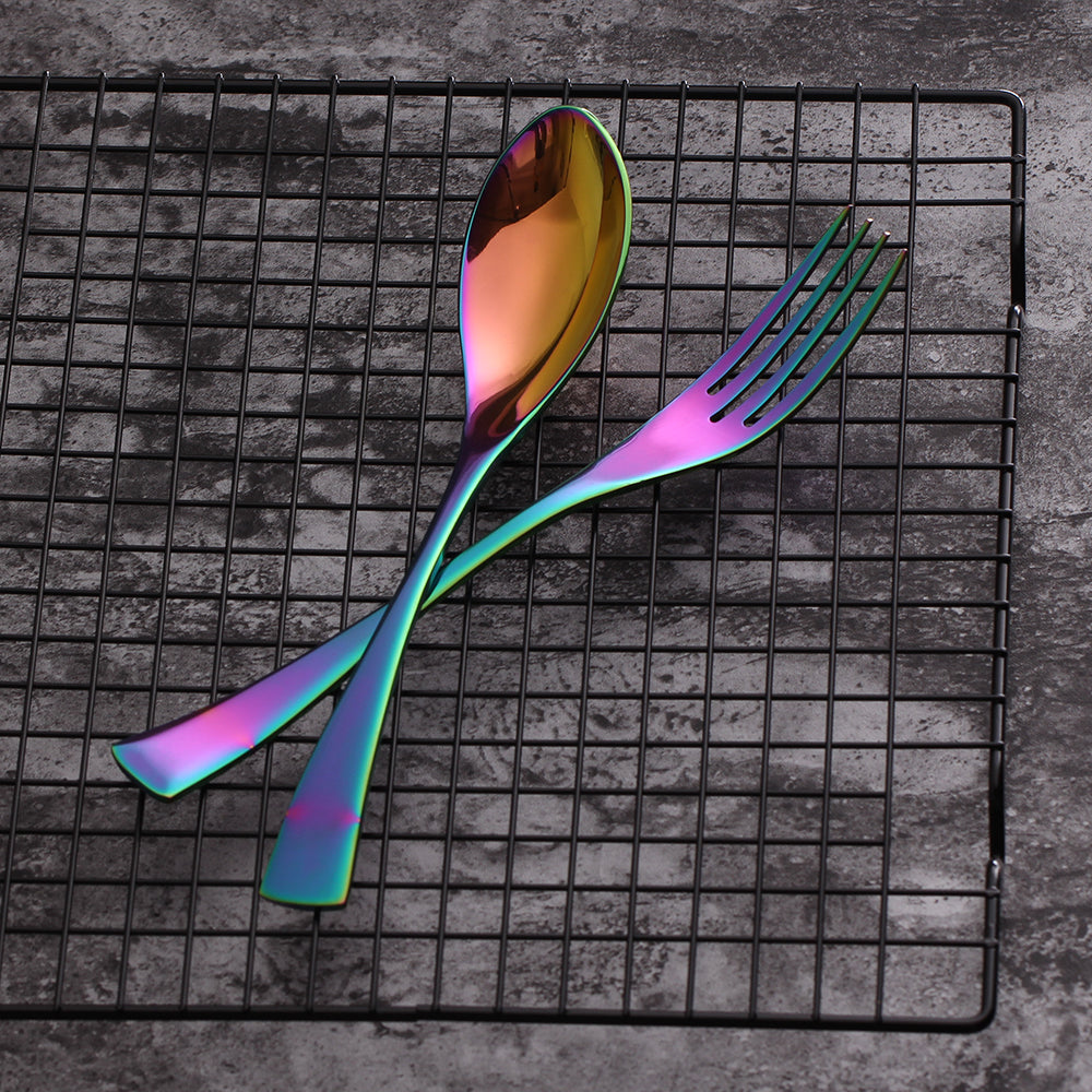 LEKOCH® 4 Pieces Vogue Series Rainbow Cutlery - lekochshop