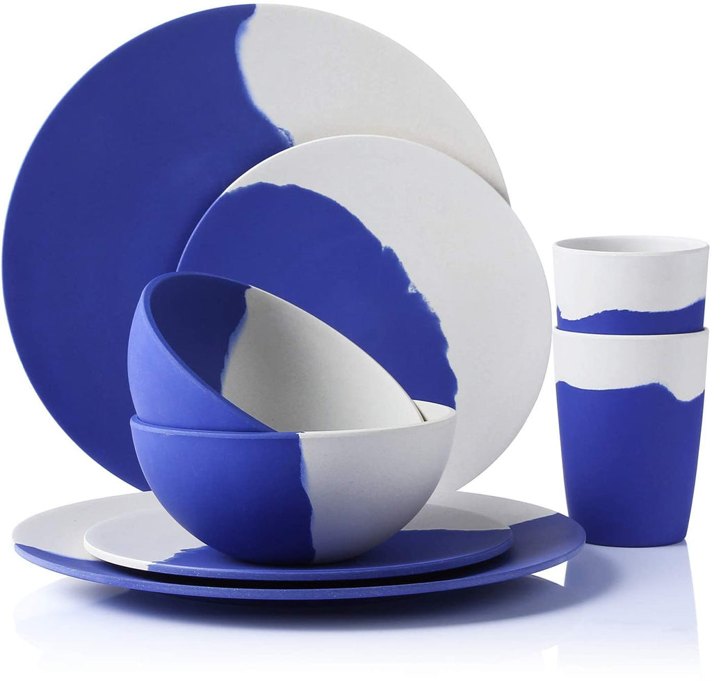 bamboo fiber dinnware set