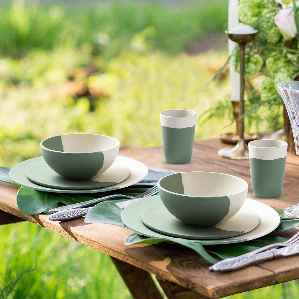 bamboo dinner set