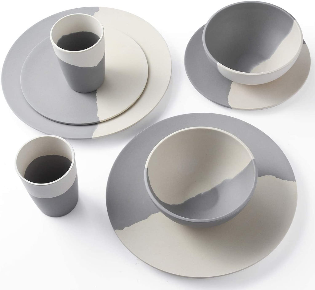 bamboo fiber dinnware set