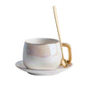 LEKOCH® Aurora Pearl Glaze Ceramic Afternoon Black Tea Cups - lekochshop