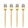 gold Stainless Steel Appetizer Forks