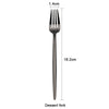 black Stainless Steel Salad Foks