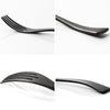 black Stainless Steel Appetizer Forks