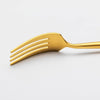 gold Stainless Steel Appetizer Forks