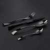 black cutlery set