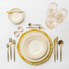 gold Stainless Steel Appetizer Forks