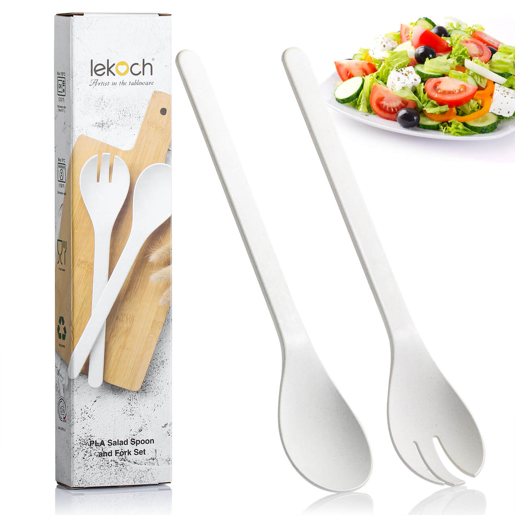 salad fork and spoon set