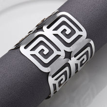 LEKOCH 50 pcs Disposable Paper Sliver Napkin Rings, Napkin Rings for Table Decoration, Wedding, Party