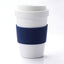 LEKOCH Blue Biodegradable Coffee Cups Eco Friendly Plant-based PLA Coffee Mugs Reusable