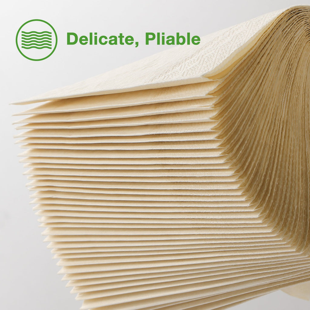 LEKOCH 200 pcs Disposable 100% Bamboo Plates 10 inch, Cutlery, Paper N –  lekochshop