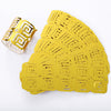 LEKOCH 50 pcs Disposable Paper Gold Napkin Rings, Napkin Rings for Table Decoration, Wedding, Party