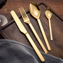 LEKOCH® Modern Series Gold Cutlery Mirror Polish Flatware Set Of 4 - lekochshop