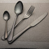 LEKOCH® 4 Pieces Simple Series Black Cutlery - lekochshop