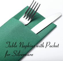 green paper napkins