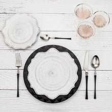 LEKOCH® 4 Pieces Azure Dragon Matte Silver With Black Cutlery Set - lekochshop