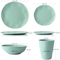 bamboo dinnerware
