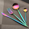 LEKOCH® 4 Pieces Rainbow  Series Cutlery - lekochshop