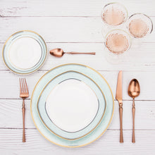 LEKOCH® 4 Pieces Azure Dragon Rose Gold Cutlery Set - lekochshop