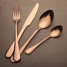 LEKOCH® 4 Pieces Simple Series Rose Gold Cutlery - lekochshop