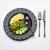 LEKOCH® 4 Pieces Azure Dragon Matte Black Cutlery Set - lekochshop