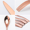 LEKOCH® 4 Pieces Vogue Series Rose Gold Cutlery - lekochshop