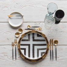 LEKOCH® 4 Pieces Classical Series Gold&Black Cutlery - lekochshop