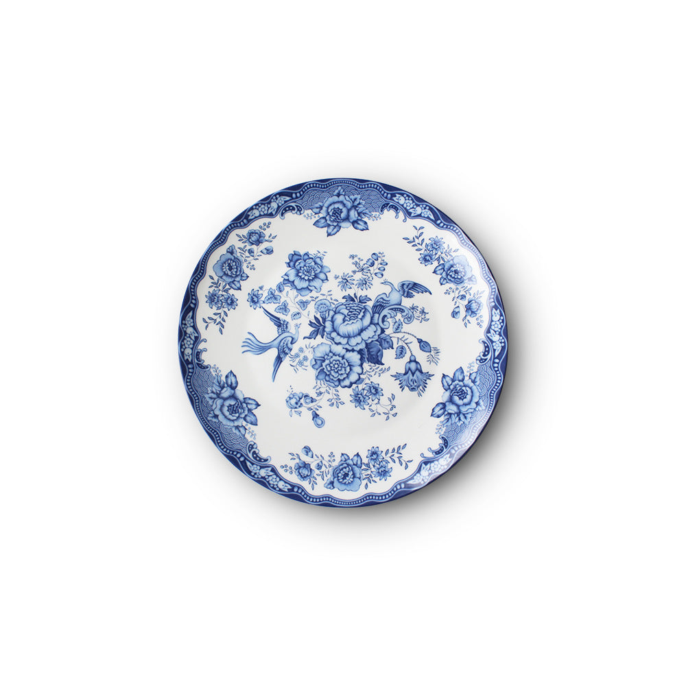 LEKOCH® 4 Pieces Blue And White Plate - lekochshop