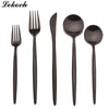 LEKOCH® 5 Pieces Classical Series Black Cutlery - lekochshop