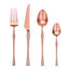 LEKOCH® 8 Pieces Dragon Serie Matte Rose Gold Cutlery Set 18/10 Stainless Steel Flatware Set For 2 Person