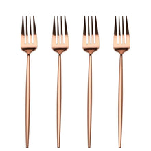 rose gold Stainless Steel Appetizer Forks 