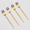 gold Stainless Steel Dessert Forks