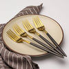 black gold Stainless Steel Dessert Forks