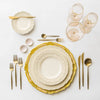 gold Stainless Steel Appetizer Forks 